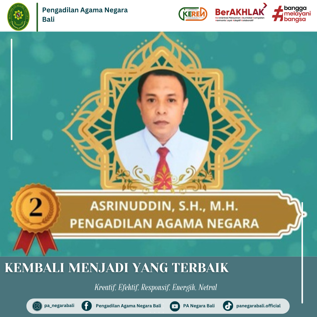 Hadiah Awal Tahun Untuk Pengadilan Agama Negara Bali 1