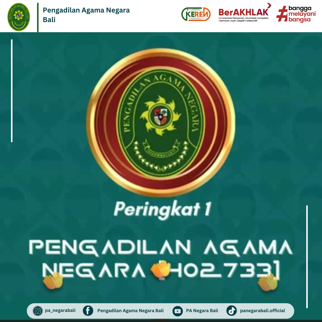 Hadiah Awal Tahun Untuk Pengadilan Agama Negara Bali 2